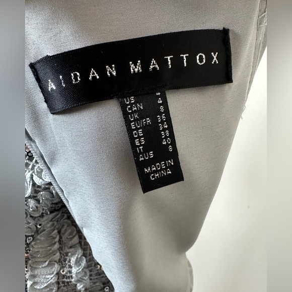 Aidan Mattox Beaded Off-the -shoulder gown - Picture 5 of 5